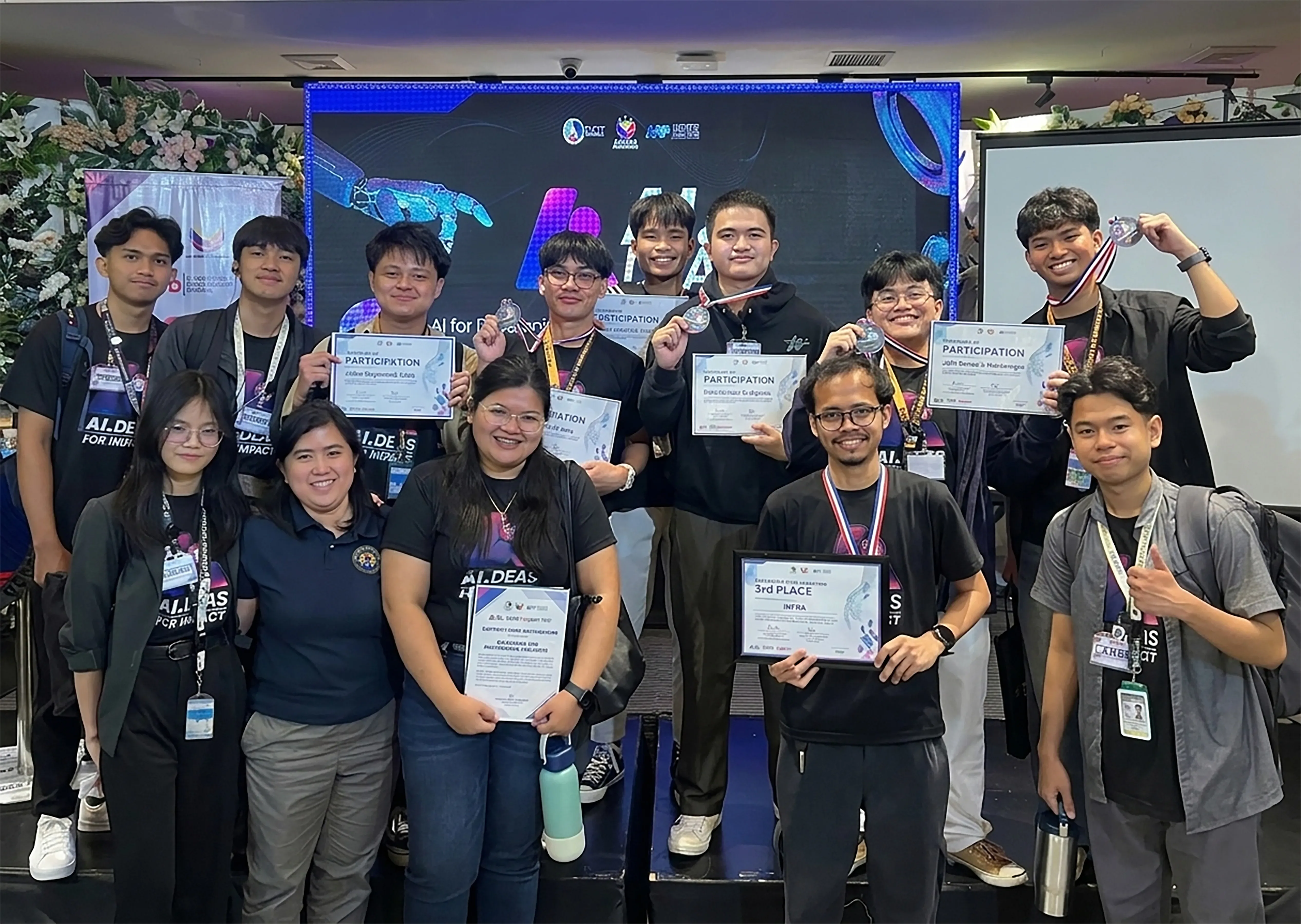 Incubated teams secure top finishes at Bicol-wide AI hackathon