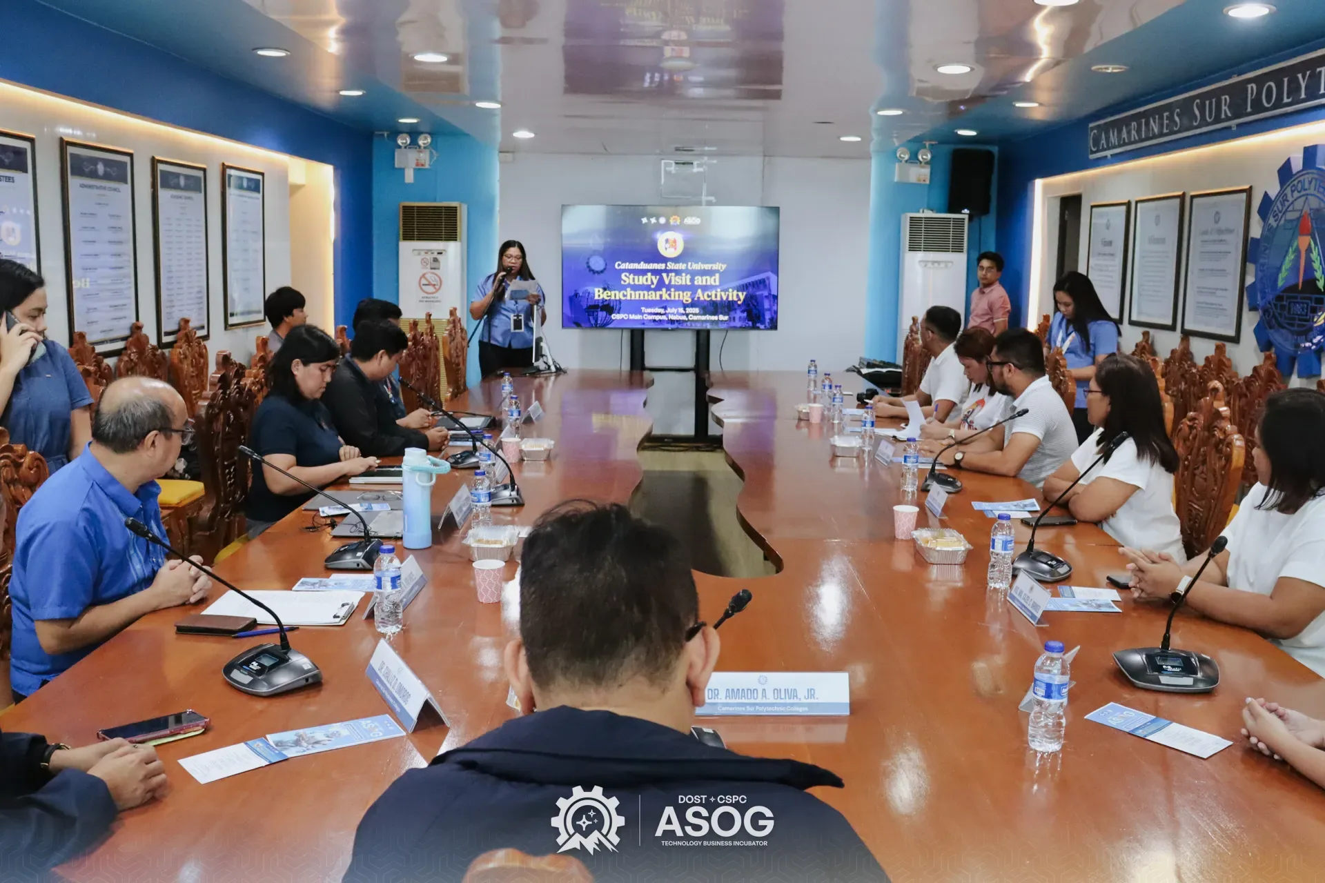 CatSU faculty visit ASOG TBI for incubation benchmarking
